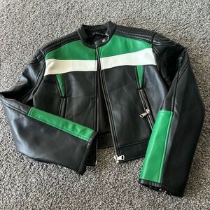 Lioness Green Biker Jacket